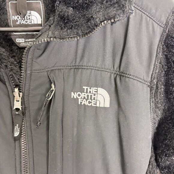 The North Face Black Fuzzy Zip Up Women's Size XS - Picture 4 of 14
